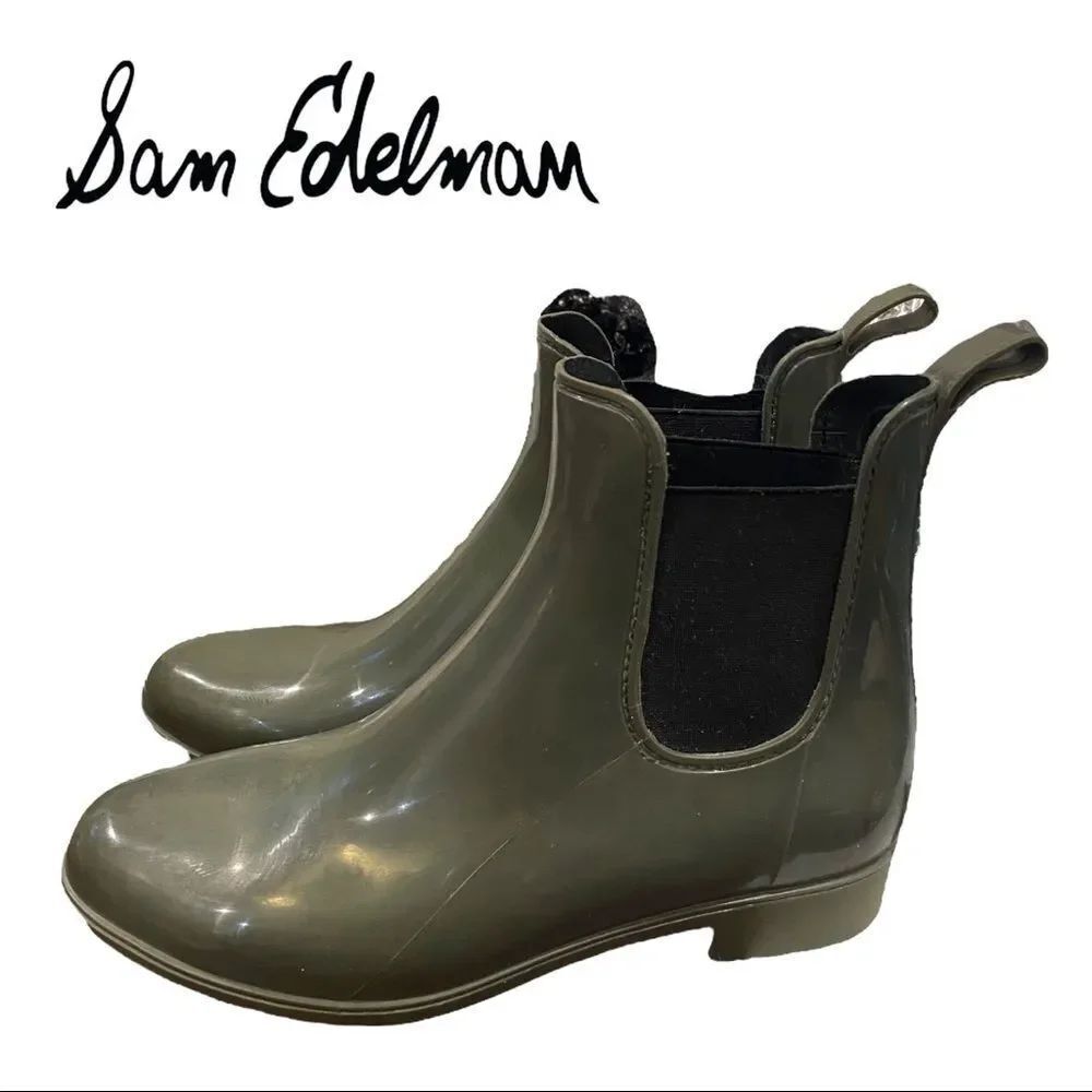 Sam Edelman Women's Tinsley Green Ankle Boots Booties 8